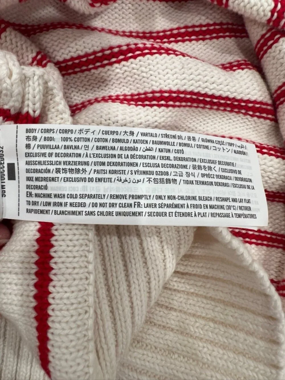 A&F Women’s Stripe Maine  Sweater  Size S